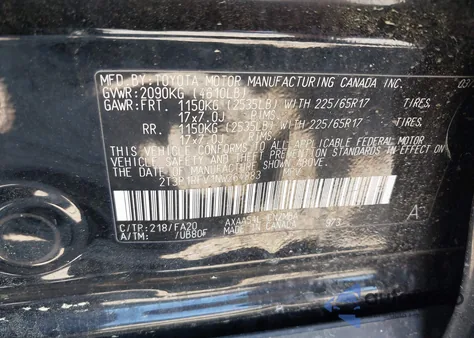 2022 Toyota Rav4 Xle from USA, damaged, VIN 2T3P1RFV1NW264883